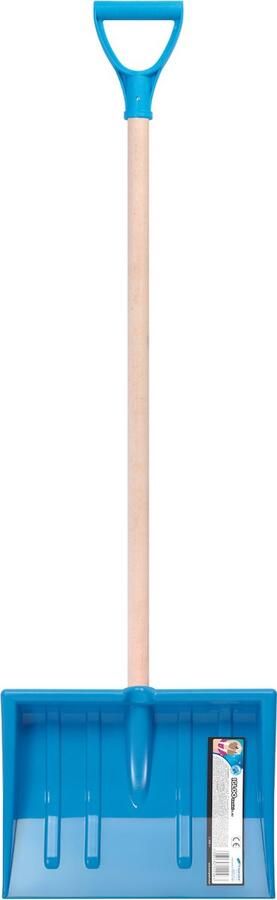 Prosperplast Sneeuwschep 94 cm sneeuwschuiver voor kinderen houten steel handgreep Iglo Comfort Blauw