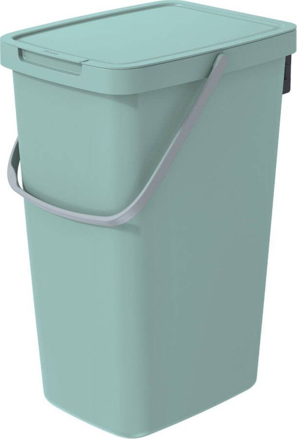 Keden GFT of rest afvalbak mintgroen 20L afsluitbaar 23 x 29 x 45 cm klepje hengsel Prullenbakken