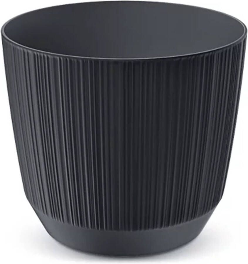 Prosperplast Ryfo Bloempot Moderne bloempot voor binnen en buiten UV-bestendig Antraciet ⌀ 69mm