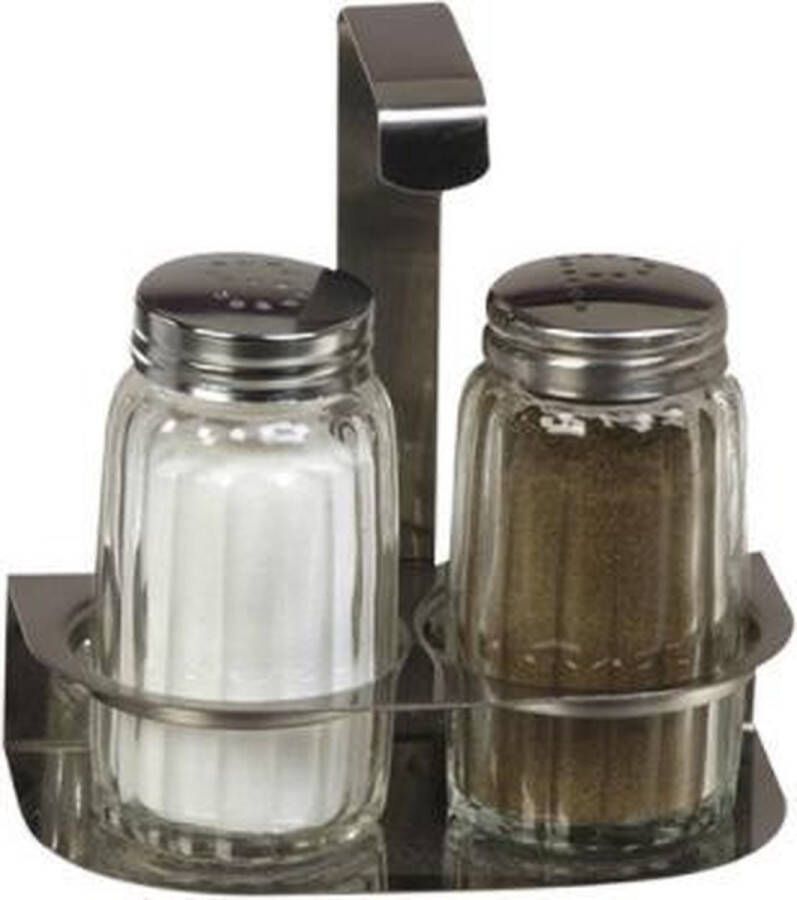 ProSup Table Ware ProSup Tableware peper en zout strooier met RVS houder