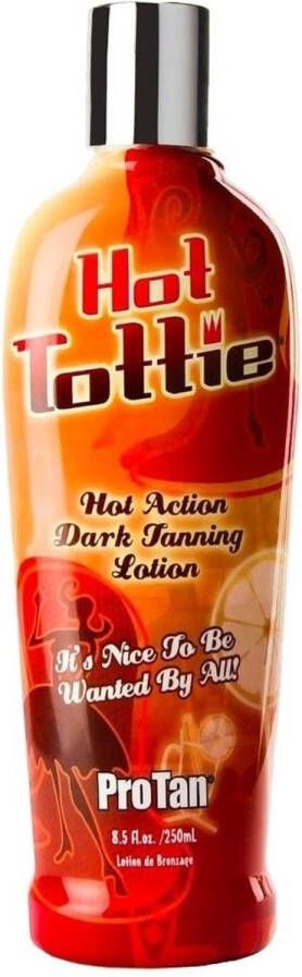 ProTan Pro Tan Hot Tottie Dark Tanning Lotion zelfbruiner Tingle 250 ml