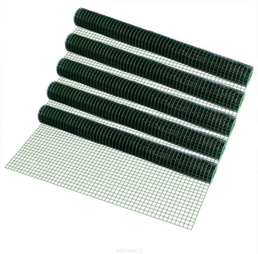 Pro.tec Kippengaas vierkant 19 mm geplastificeerd 5 rollen 5x 1x5 m