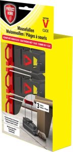 Protect Home Muizenval Plastic Ongediertebestrijding 3 stuks