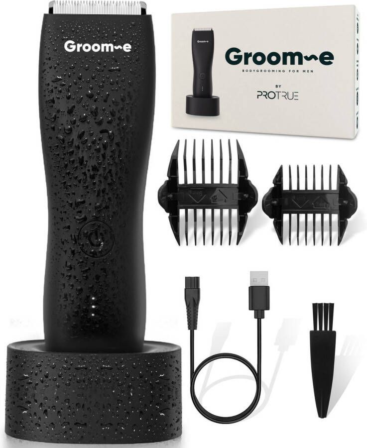 ProTrue Groom-e Bodygroomer Mannen voor Schaamhaar & Schaamstreek Body Trimmer Heren Lichaam Groomer Manscaped Scheerapparaat