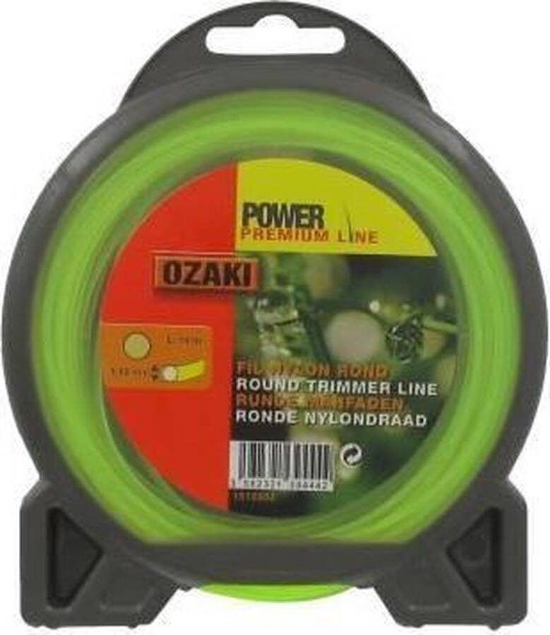 PROVENCE OUTILLAGE PRAKTISCHE TUIN OZAKI premium ronde nylon lijn voor bosmaaier � 1 6 mm L 15 m