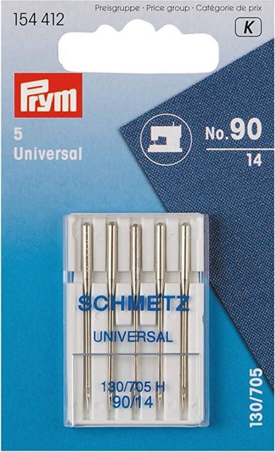 Prym naaimachinenaalden standard 5 naalden voor naaimachine universeel 90 14 130 705