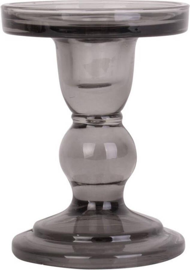 PT` Present Time Candle holder Glass Art Medium