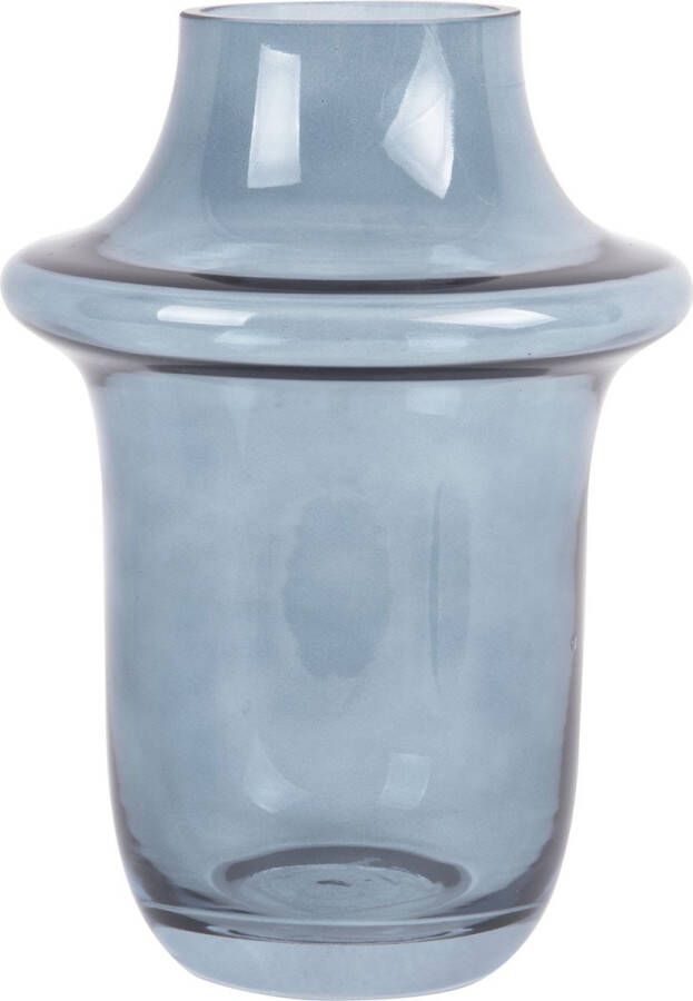 Present Time Vaas Prestige Glas Donkerblauw Large 20x27cm Scandinavisch