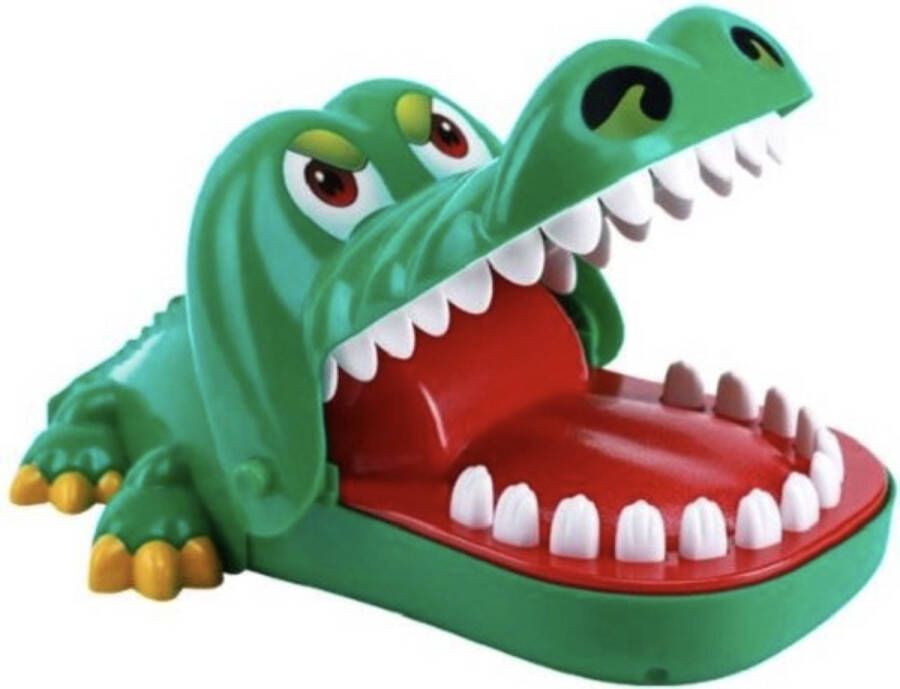 PTC Goods Bijtende krokodil XXL Krokodil met Kiespijn Krokodillen Tandenspel Drankspel