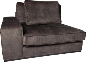 PTMD COLLECTION PTMD Block sofa arm left Adore 68 anthracite