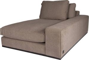 PTMD Block sofa chaise longue arm r guard 12 taupe