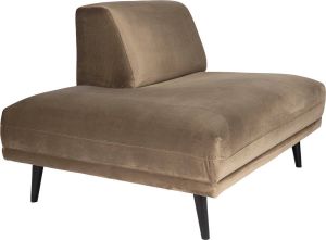 PTMD Lux sofa open end left Juke 12 Taupe KD