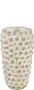 PTMD COLLECTION PTMD Ruis Cream cement dotted pot round high S - Thumbnail 1