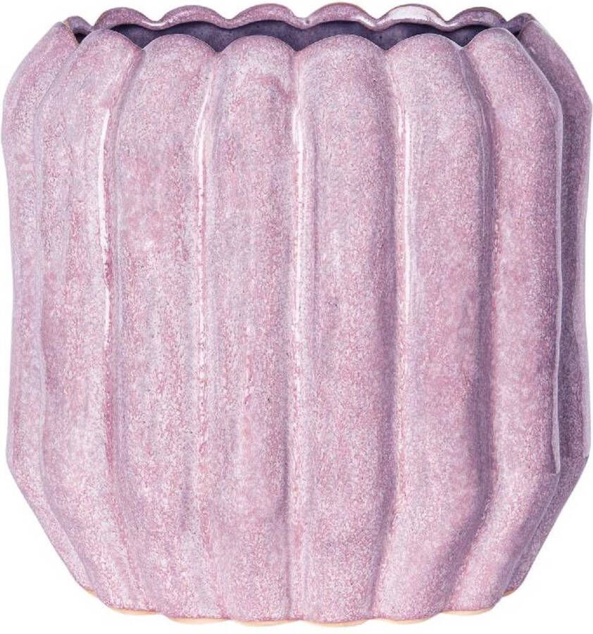 PTMD COLLECTION PTMD Bloempot Seattle 26x18x26 cm Keramiek Roze