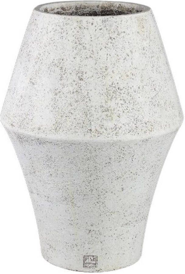 PTMD COLLECTION PTMD Bloempot Tink 43x43x60 cm Cement Wit
