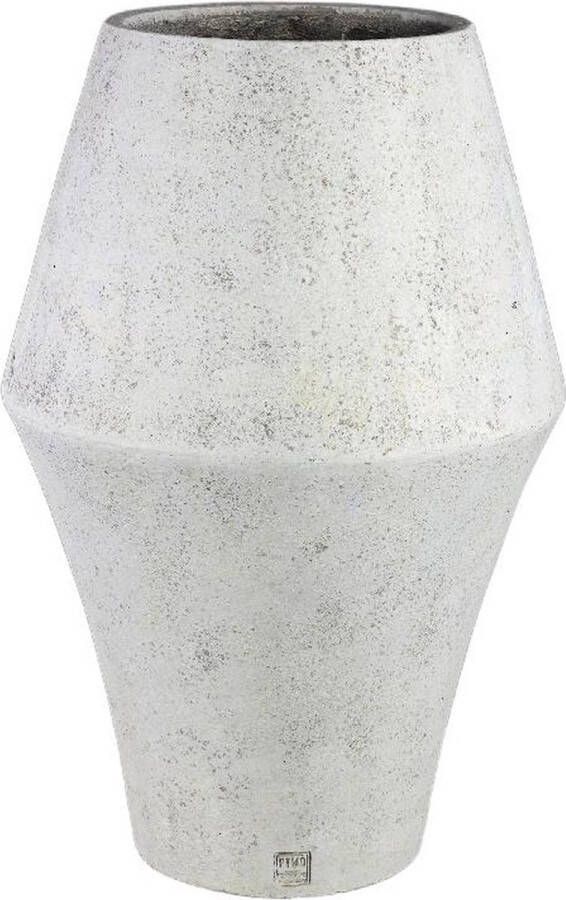 PTMD Collection Ptmd Bloempot Tink 50x50x75 Cm Cement Wit