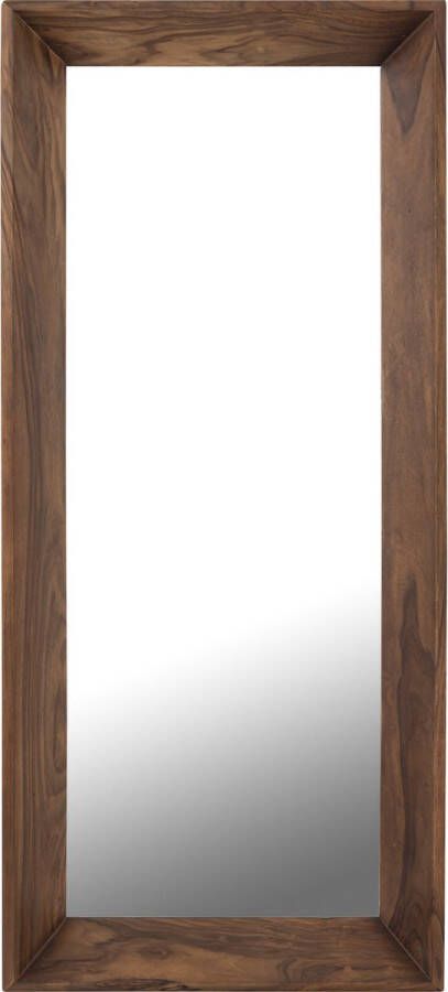 Ptmd Collection PTMD Chevar Brown sheesham wood mirror rectangle S