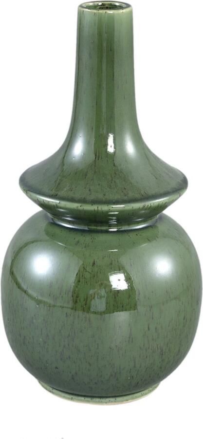 PTMD COLLECTION PTMD Cyra Vaas 18 x 18 x 34 cm Keramiek Groen