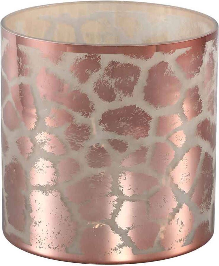 PTMD COLLECTION PTMD Desiree Windlicht Giraffe H20 x Ø20 cm Glas Goud