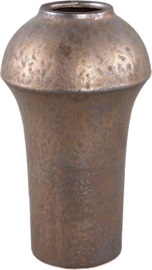 PTMD COLLECTION PTMD Desyah Vaas 18 x 18 x 30 cm Keramiek Brons