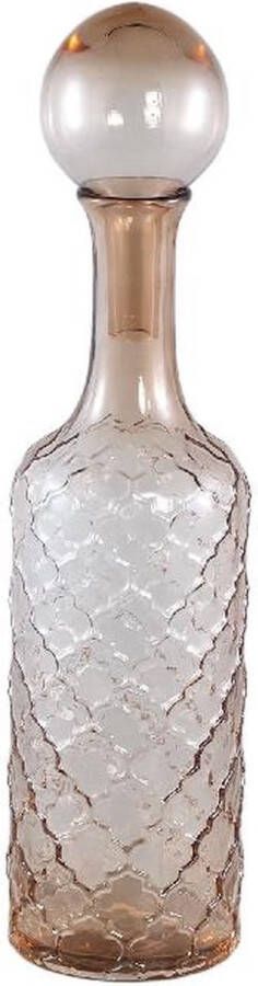 PTMD COLLECTION PTMD Cianna Brown glass bottle round with bal L