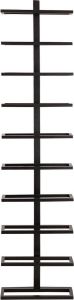 PTMD COLLECTION PTMD Icon Wijnrek 10 x 27 x 116 cm Ijzer Zwart