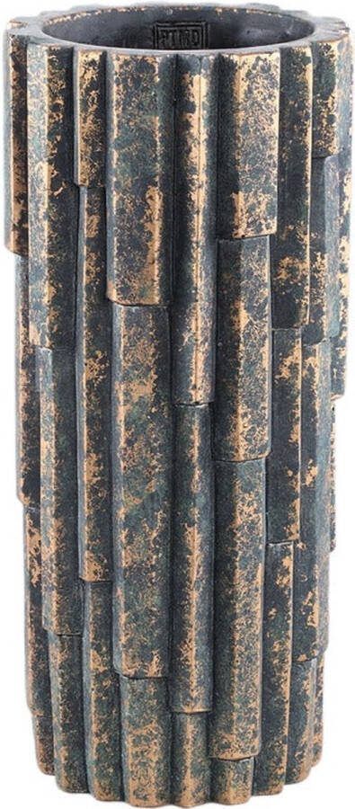 PTMD COLLECTION PTMD Kess Bloempot 20 x 20 x 45 cm Cement Zwart