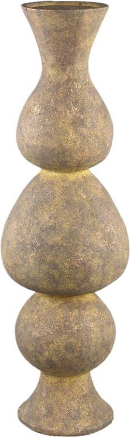Ptmd Collection PTMD Larry Brown cement candleholder round high bulbsXL