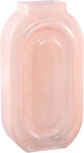 PTMD COLLECTION PTMD Lerise Ovale Vaas 16 x 7 5 x 30 cm Glas Roze