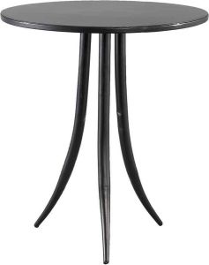 PTMD COLLECTION PTMD Maeve Ronde Tafel H45 x Ø39 cm Metaal Zwart