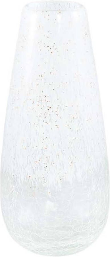 PTMD Collection Ptmd Ridda Ronde Vaas H28 5 X Ø12 5 Cm Glas Wit