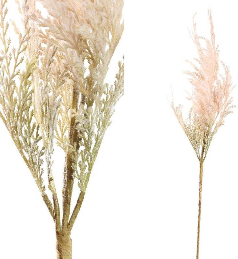 PTMD Collection Ptmd Riet Kunsttak 50 X 12 X 111 Cm Wit