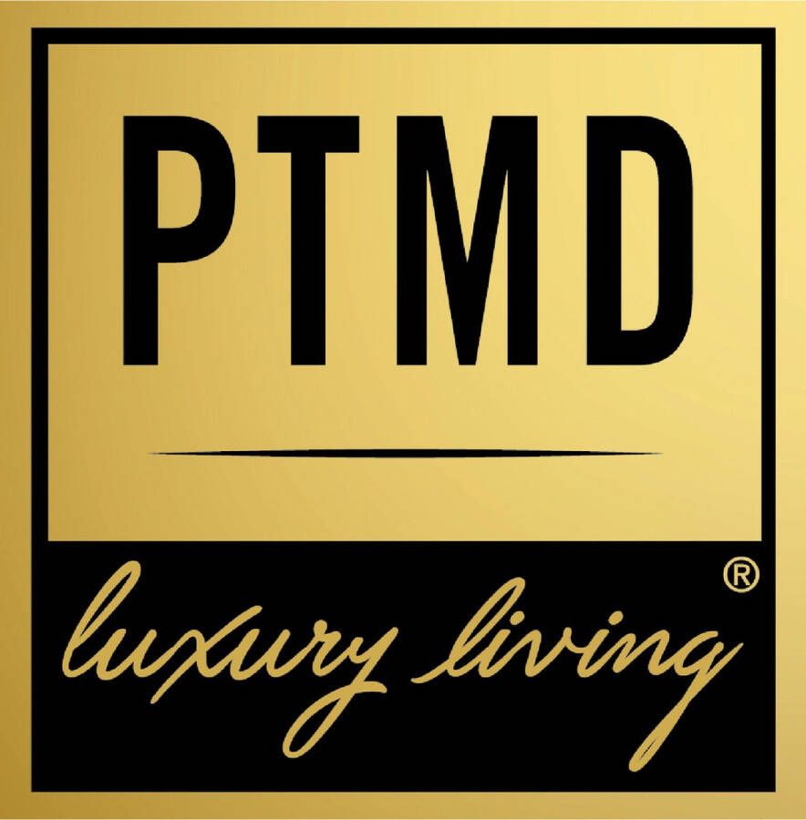 PTMD COLLECTION PTMD Schaal Bunty 36x36x6 cm Aluminium Rood