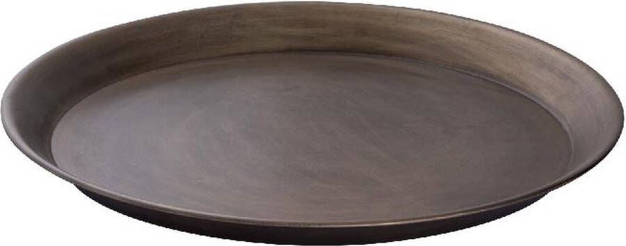 PTMD COLLECTION PTMD Schaal Yuba 50x50x3 cm Ijzer Messing