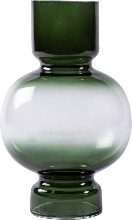 PTMD COLLECTION PTMD Selino Ronde Vaas H24 x Ø15 cm Glas Groen