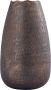 PTMD COLLECTION PTMD Semin Copper Alu Round Rustic Pot Wavy Edge S - Thumbnail 1