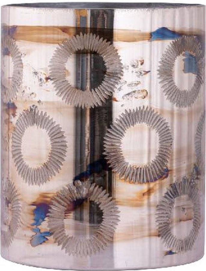 PTMD COLLECTION PTMD Windlicht Karga 20x20x24 cm Glas Messing