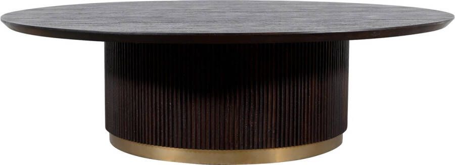 PTMD COLLECTION PTMD Xelle black coffeetable 150 cm