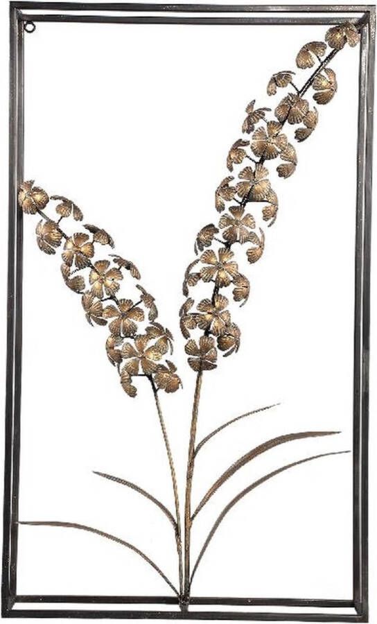 PTMD COLLECTION PTMD Zadder Droogbloem Object 42 x 10 x 70 cm Metaal Goud