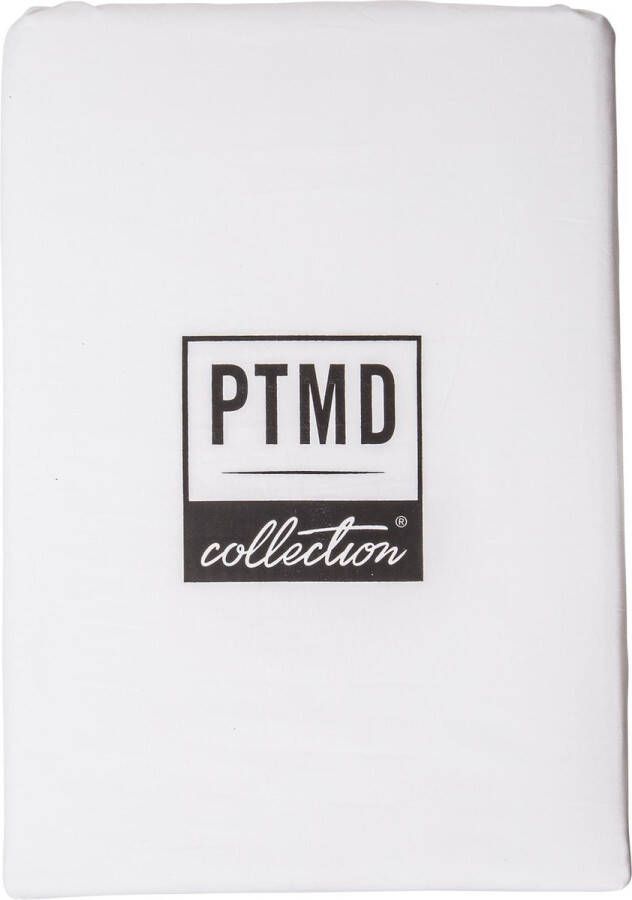 PTMD Dekbedovertrek katoen wit maat in cm: 240 x 220 Wit