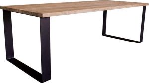 PTMD Oakly Eettafel 240 x 100 x 78 cm Eikenhout & Metaal