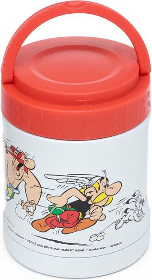 Puckator Asterix & Obelix Duurzame RVS Thermos Lunch Heet & Koud Lunchpot 400 ml