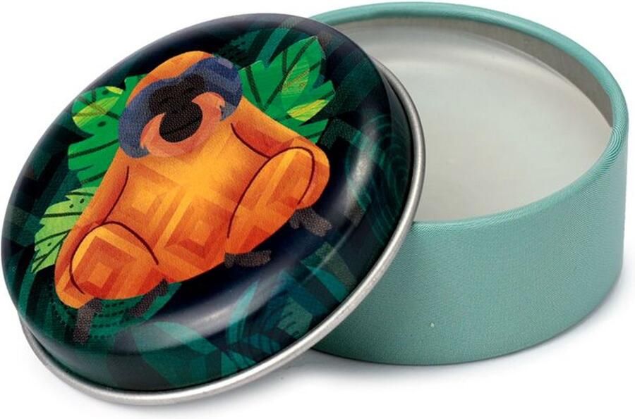 Puckator Dierenrijk Lippenbalsem in blik Orange Sloth 5cm