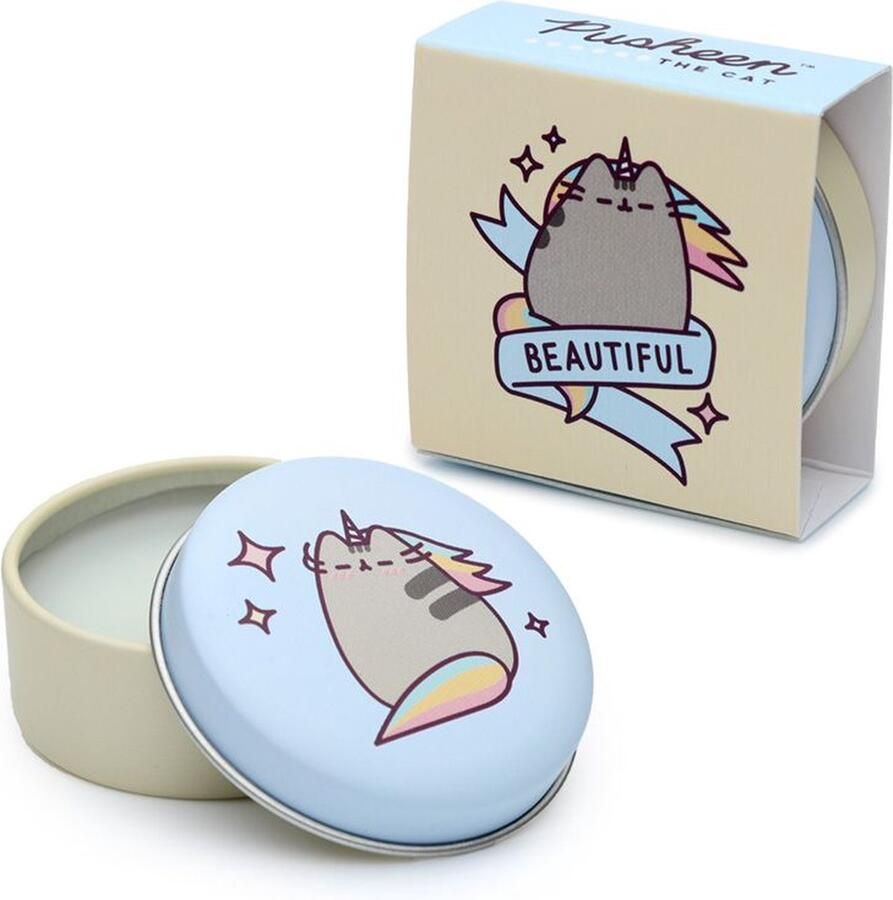 Puckator Pusheen Kat Pusheenicorn Lippenbalsem in blik Beautiful 5cm