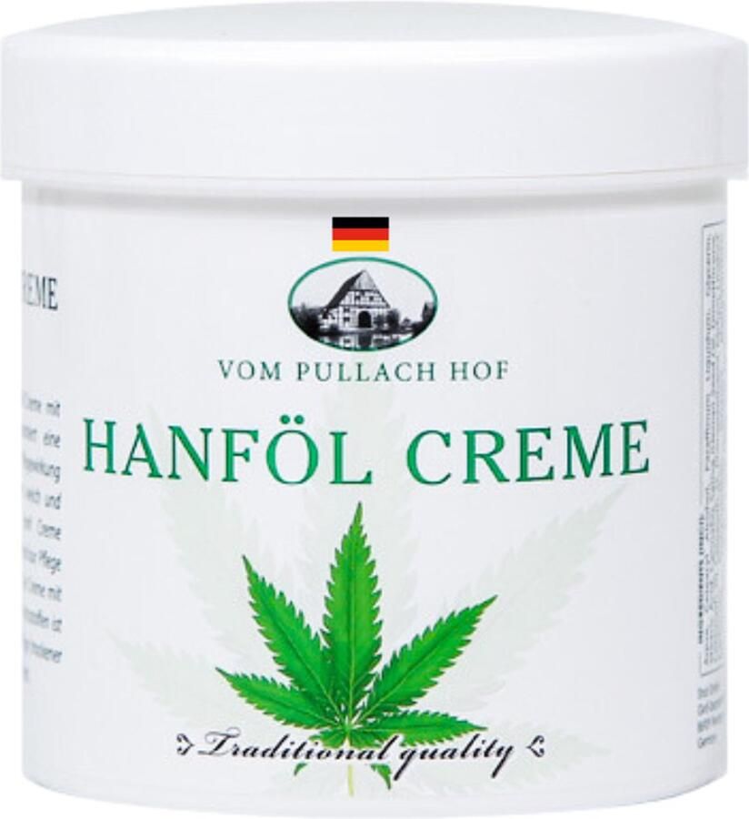 Pullach hof Hennepolie Crème 250 ml Bodycrème Hennepcrème