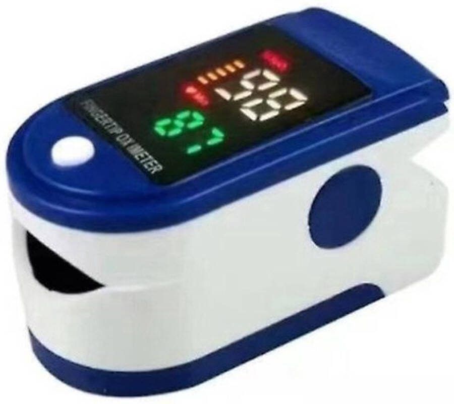 Pulse Saturatiemeter Oximeter Zuurstofmeter vinger met hartslagmeter Draagbaar en Handig Gebruikersvriendelijk Helder Display