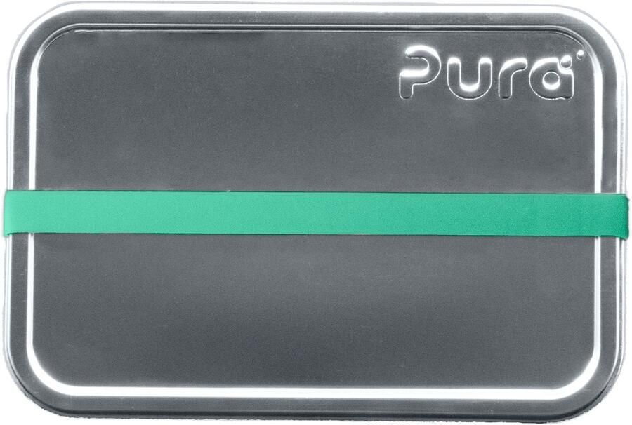 Pura Lunchbox small inclusief silicone band RVS Plasticvrij