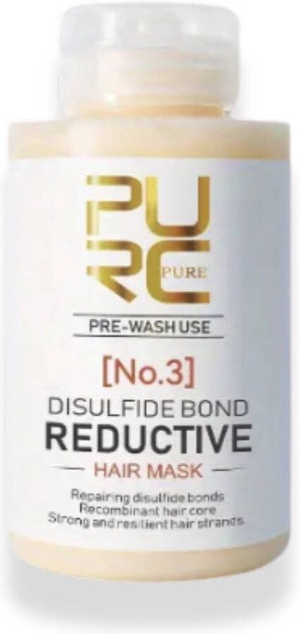 PURC Haarmasker Voor Blond & Geverfd Haar Herstelt beschadigt haar Keratine Alternatief Olaplex