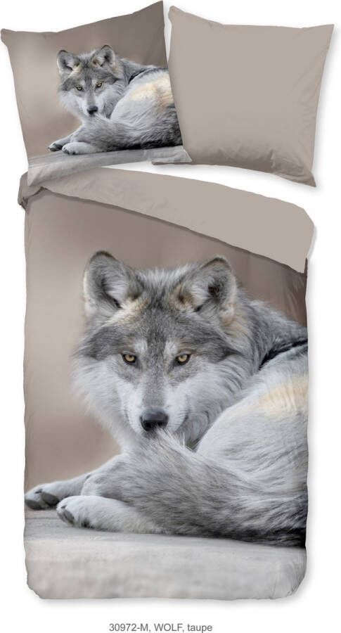 Pure Dekbedovertrek Wolf-Lits-jumeaux (240 x 200 220 cm)