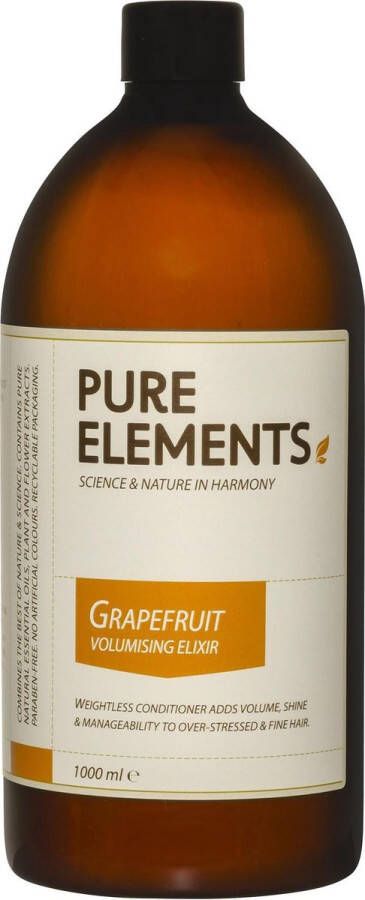 Pure Elements Grapefruit Volumizing Elixir 1000ml Natuurlijke conditioner voor fijn haar